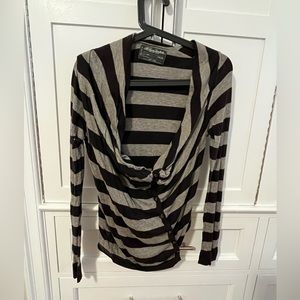Allsaints Striped Manila Cardigan